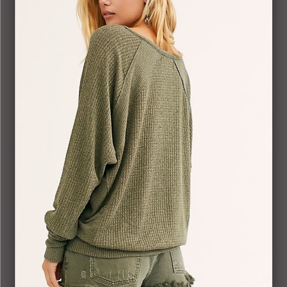 NWT Free people Santa Clara thermal - Picture 3 of 4